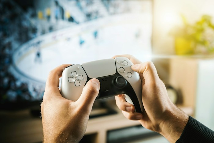 Illustrative wireless game controller